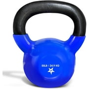 Yes4All 55 lb Heavy Kettlebell Vinyl Coated Cast Iron for Dumbbell Weights Exercises, Hand and Heavy Weights Gym, Fitnes