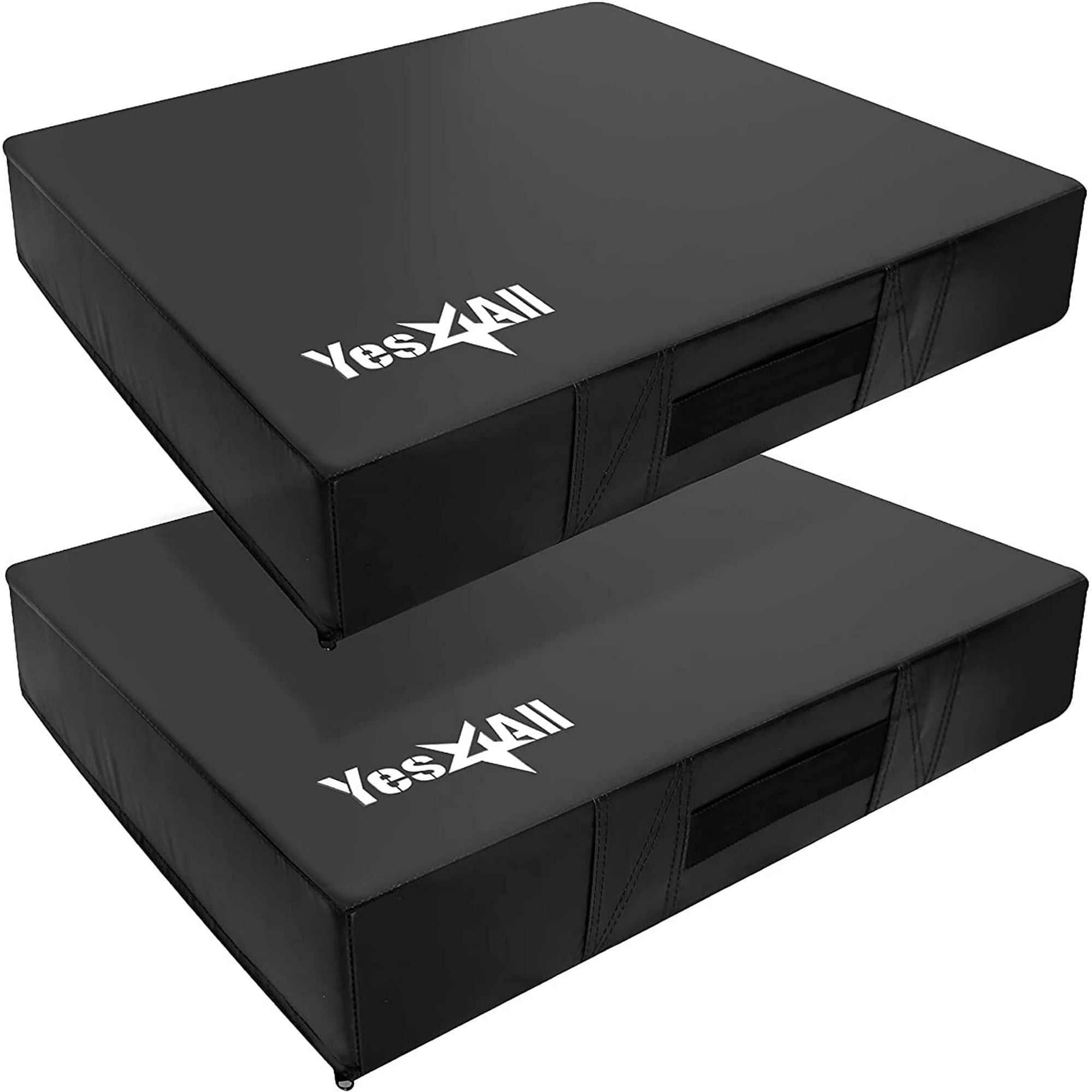 Yes4All 6 Inches Silencer Drop Pads/Weightlifting Drop Pads Black