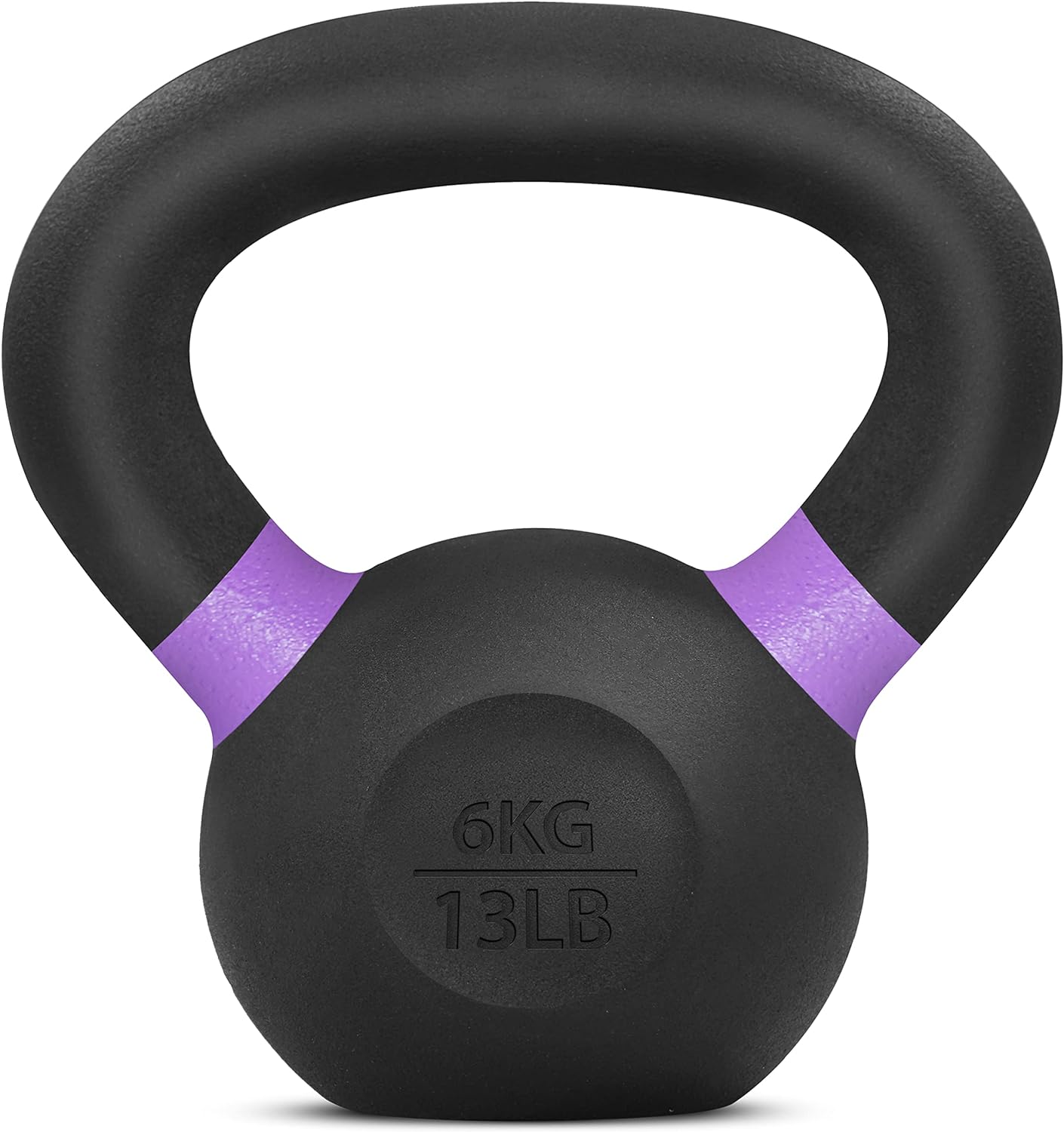 Yes4All 6kg / 13lb Powder Coated Kettlebell, Single - image 1 of 9