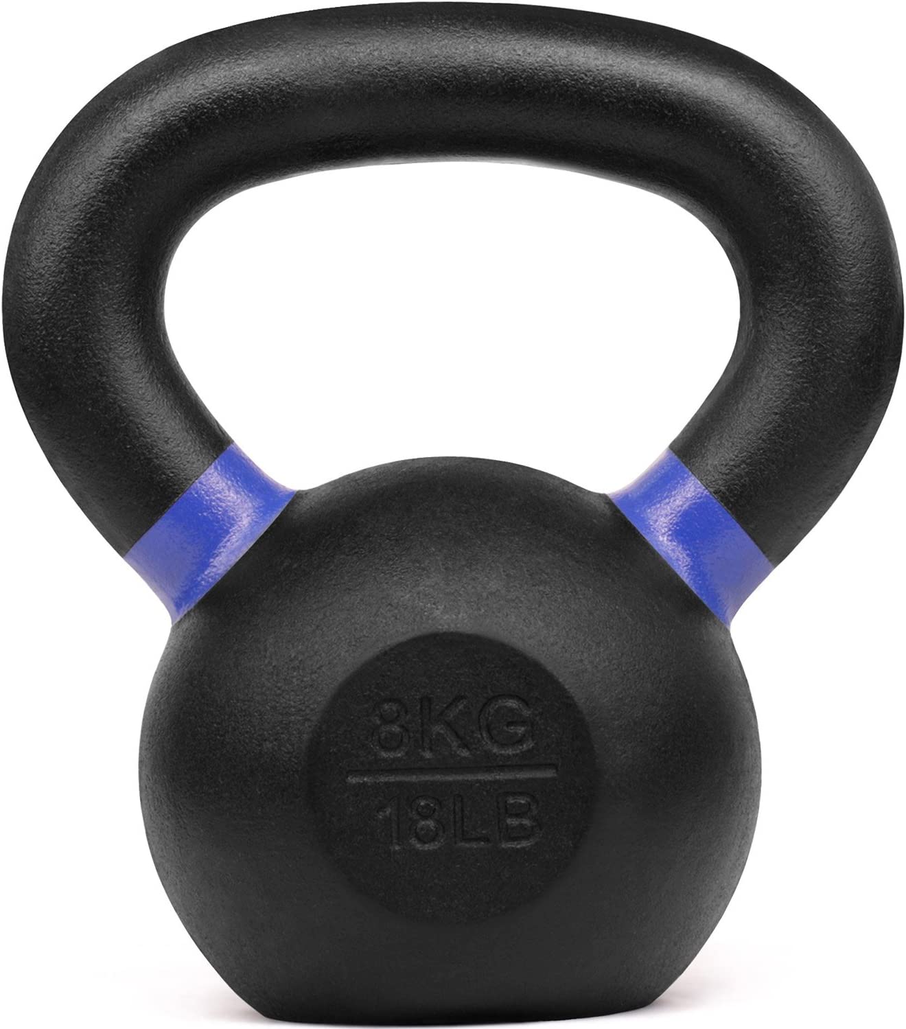 Yes4All 8kg / 18lb Powder Coated Kettlebell, Single - image 1 of 9
