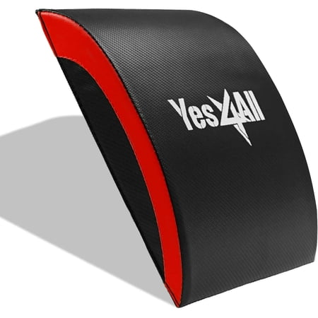 Yes4All Abdominal Mat, Abdominal Wedge, Ab Exercise Mat (Red)