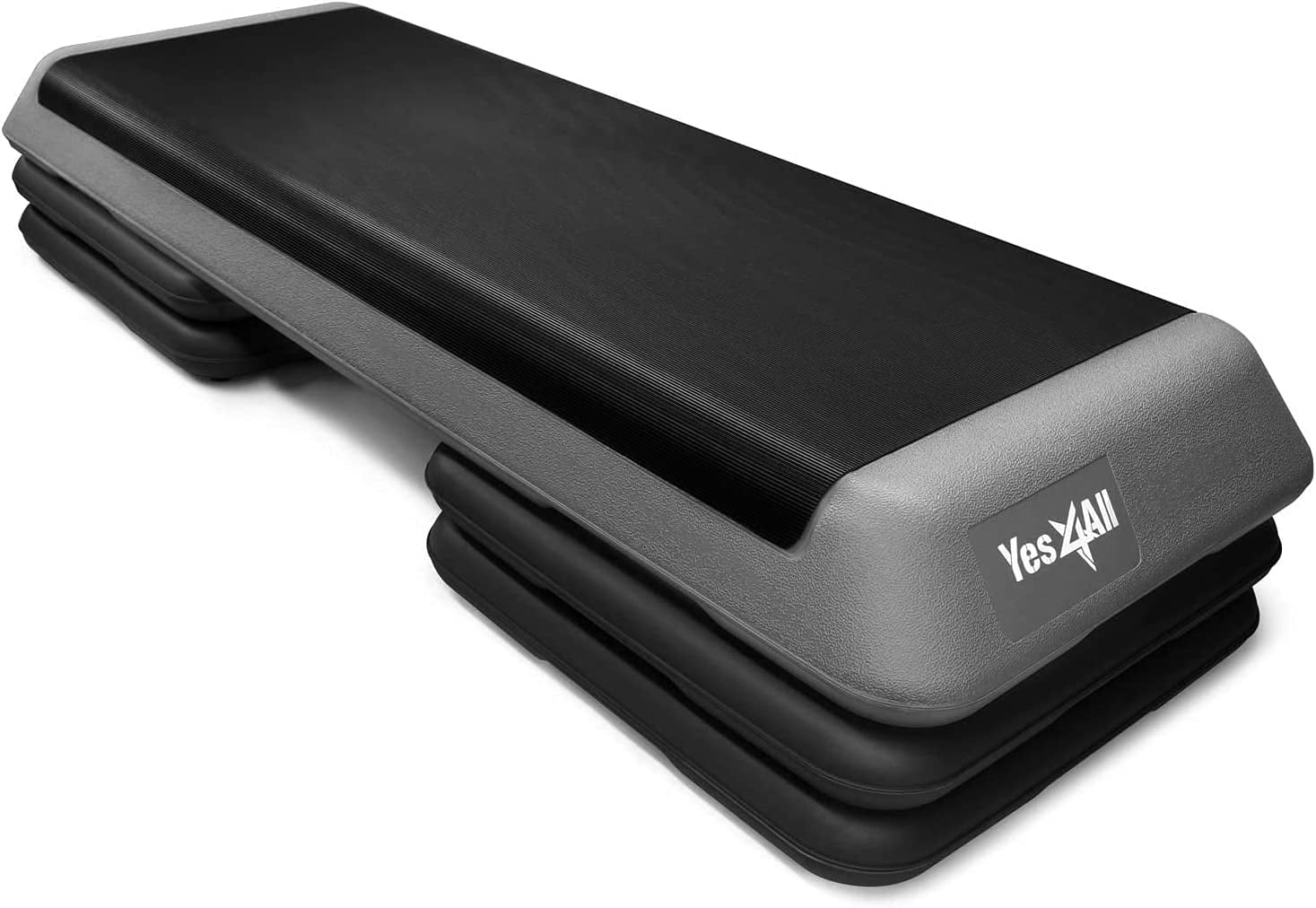 Yes4All Adjustable Aerobic Step Platform 40 in x 16 in with 4