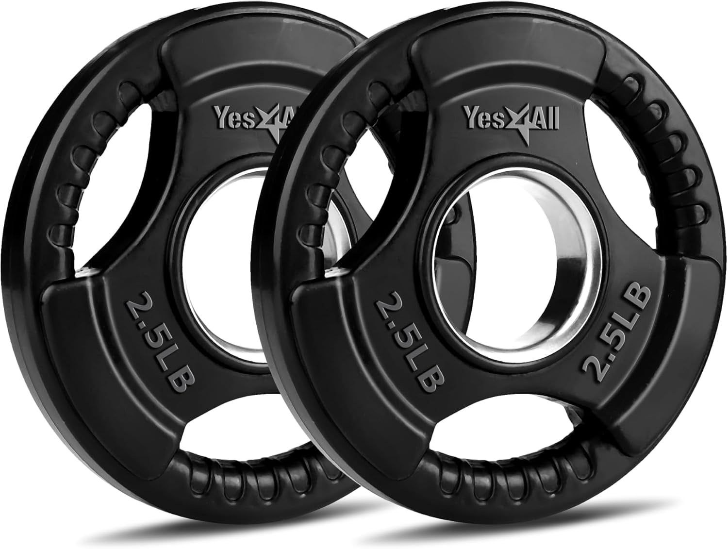 Yes4All Adjustable Dumbbell Set, 40 lbs, Solid Cast Iron, Spinlock