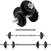 Yes4All Adjustable Dumbbell Set with Dumbbell Connector – 40 lbs Dumbbell Weights (Pair)