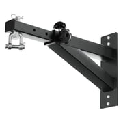 Yes4All Adjustable Heavy Duty Steel Wall Mount Punching Bag Hanger, 150 lb Capacity, Black