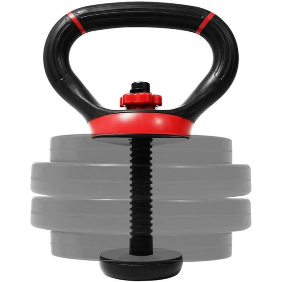Yes4All Adjustable Kettlebell Handle, Red Color