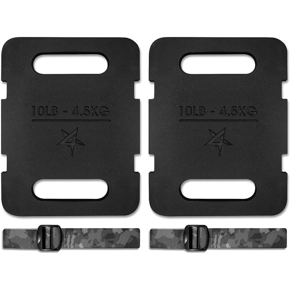Atlas Weight Ruck Yes4All Adjustable 20LBS Ruck Plate with Straps for Rucking, Squats ...