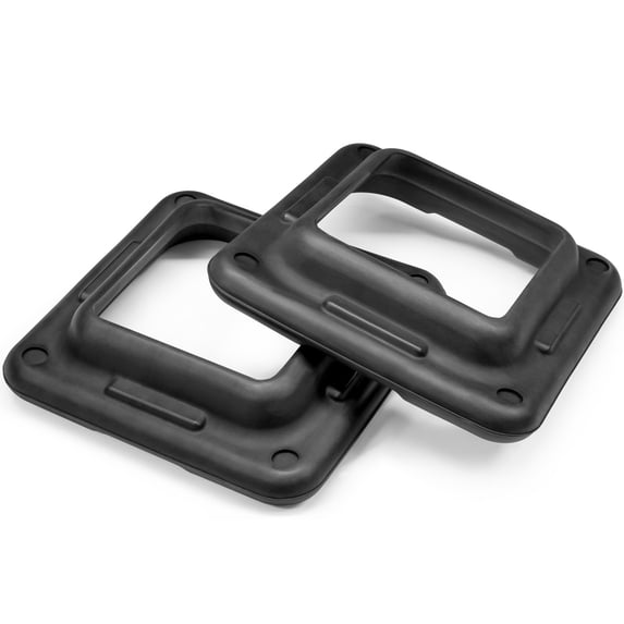 Yes4All Aerobic Risers for Step Platform - Health Club Size (Black, a Pair)