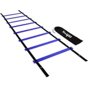 Yes4All Agility Ladder With Carry Bag, 8 Rungs, Blue
