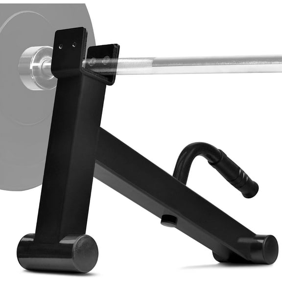 Yes4All Deadlift Jack/ Barbell Stand for Weight Training, Deadlift Exercises, Powerlifting, Suitable for Loading and Unloading Heavy Barbell Plates Black 20.13 x 12.2 x 4.5 inch, A. Black, 19.75 x 14.
