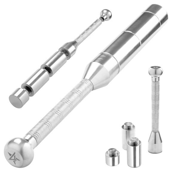 Yes4All Metal Adjustable 6-in-1 Steel Club for Strength & Full Body Workouts, 6.5-17.5 lbs
