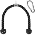 thumbnail image 1 of Yes4All Deluxe Tricep Pull Down Rope Attachment 36inch/91cm Black, 1 of 7