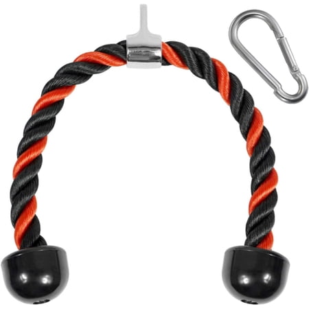 Yes4All Deluxe Tricep Rope Attachment 27inch/69cm Red Black