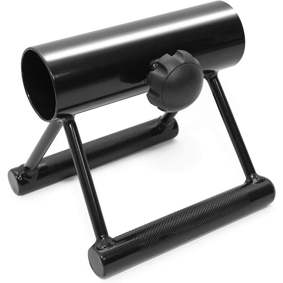 Yes4All Double D Grip Landmine With Knurl Handle Black