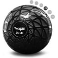 thumbnail image 1 of Yes4All Dynamic Slam Ball, PVC Sand Filled Medicine Ball, 10-40lbs Weight Ball - Black 25LBS, 1 of 7