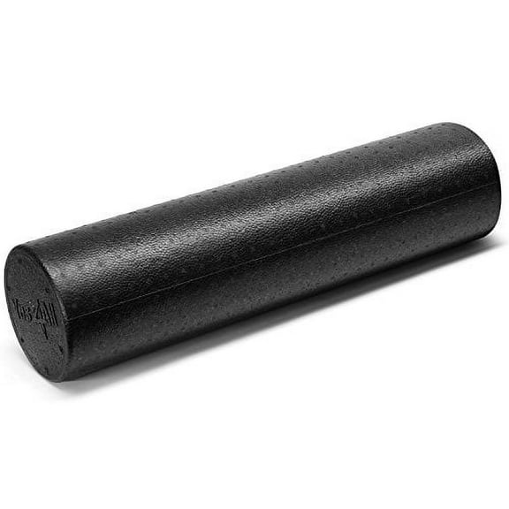 Yes4All EPP Exercise Foam Roller - Extra Firm High Density Foam Roller - Best for Flexibility and Rehab Exercises (12 inch, Black)