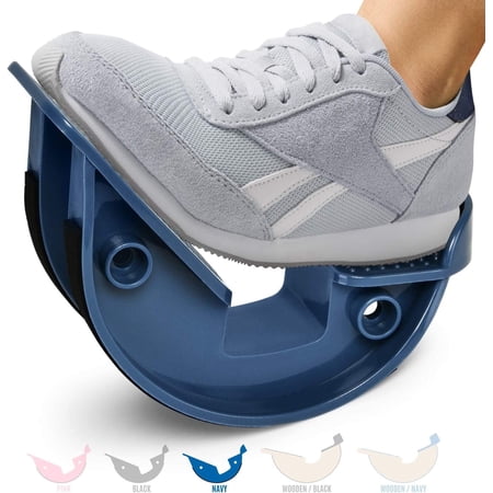 Yes4All Foot Rocker Calf Stretcher – for Flexibility, Mobility and Range of Motion Improvement (Navy, Plastic, Unilateral)