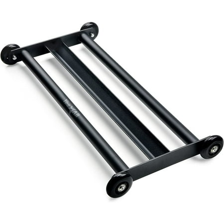 Yes4All Glute Ham Glider, Heavy Duty Steel Abdominal Trainer, V-Shaped Bar, Black Urethane Wheels