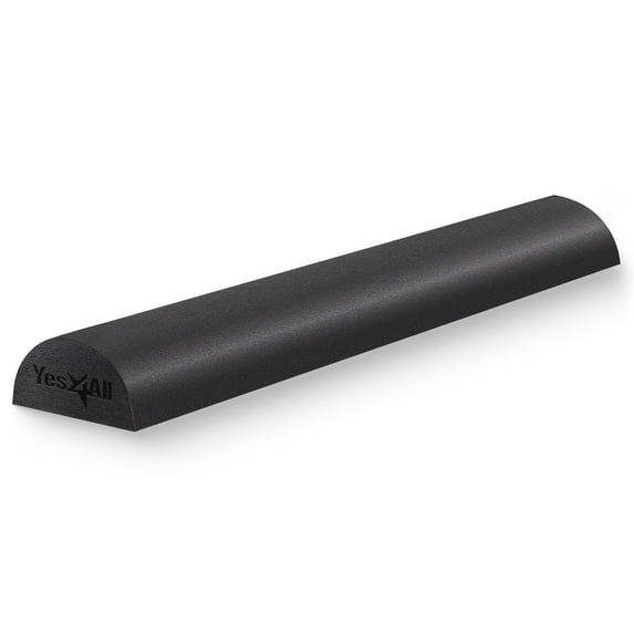 Yes4All Half Foam Rollers, Soft Density Round PE Foam Roll for Back Massage, Yoga Exercise - 36 inches