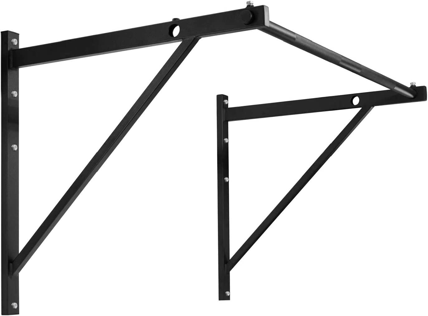 Yes4All Heavy Wall Mount Chin Up Bar Black Single Walmart