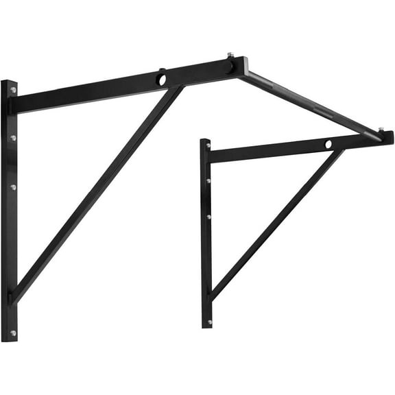 Yes4All Heavy Wall Mount Chin Up Bar, Black, Single