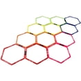 thumbnail image 1 of Yes4All Hexagon Agility Rings With Carrying Bag, 12 Rings, Colorful, 1 of 7