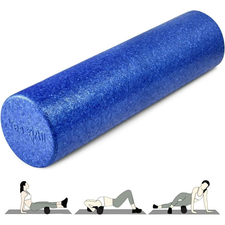 Yes4All 24inch Exercise Foam Roller EPP Blue