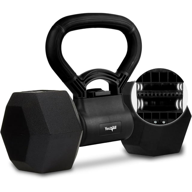 Yes4All Kettlebells Grip, Dumbbell Grip Handle, Convert Dumbbells into