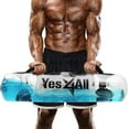 thumbnail image 1 of Yes4All Large Aqua Bags for Workout 45-80lbs - Ultimate Core Water Weights Aqua Bag - Portable Stability Fitness - Perfect Agility, Durability for Indoors and Outdoors - Clear & Dark Blue, 1 of 7