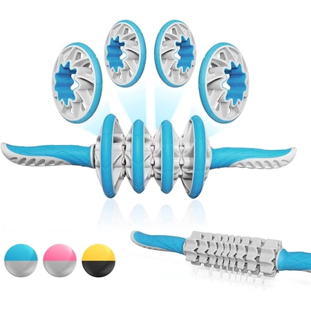 Yes4All Multifunctional Ab Roller, Blue/Gray