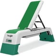 thumbnail image 1 of Yes4All Multifunctional Fitness Aerobic Step Platform and Aerobic Deck, Green and White, 1 of 8