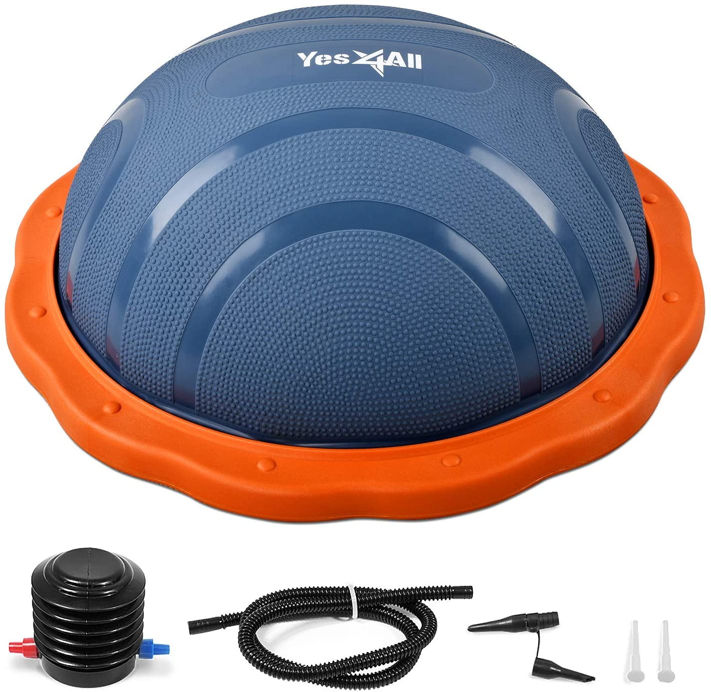 Yes4All バランスボール 青/オレンジ 直径60cm Yes4All-Premium-Half-Ball-