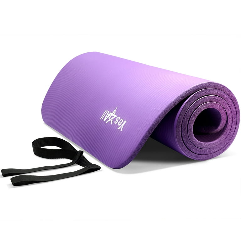 Yes4All Premium NBR Exercise Yoga Mat - Purple 