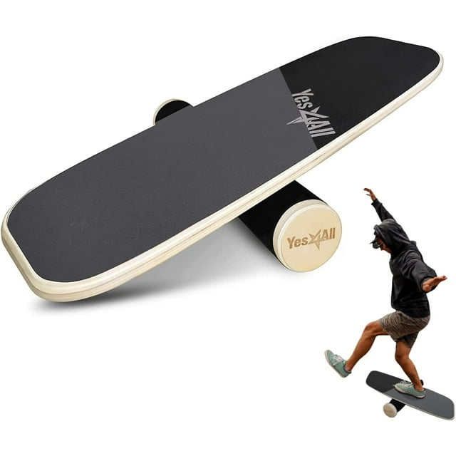 Yes4All Premium Surf Balance Board Trainer with Adjustable Stoppers 3