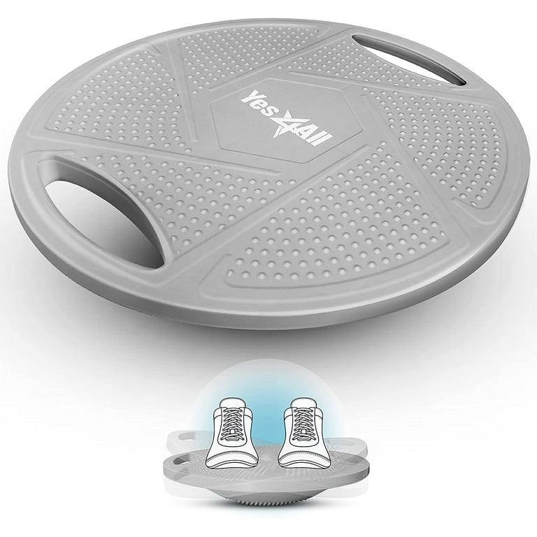 Yes4All Premium Wobble Round Plastic Balance Board 16.34 in for Rehabilitation Exercise Hex Design Walmart