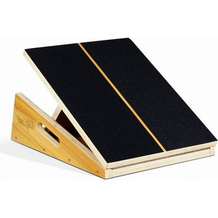 Yes4All Professional Incline Board, Slant Board Calf Stretching, Squat Wedge and Anti-Slip Surface, Portable Side Handle