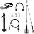 thumbnail image 1 of Yes4All Pulley System With Loading Pin + Deluxe Tricep Rope Pull Down Attachment, 1 of 7