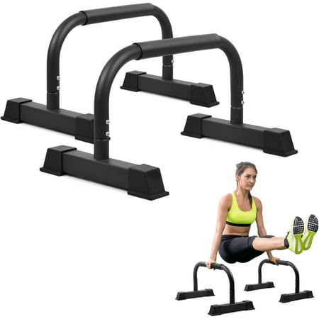 Yes4All Solid Steel Parallettes, Pair