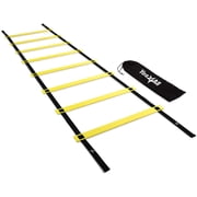 Yes4All Speed and Agility Training Ladder with Carry Bag - 8 Rung (Yellow)