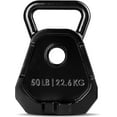thumbnail image 1 of Yes4All Upgraded Bell Plate, Olympic Weight Plate & Kettlebell Combination, Multifunctional Kettlebell Plate Set for Advanced Training 50Lbs Single, 1 of 5