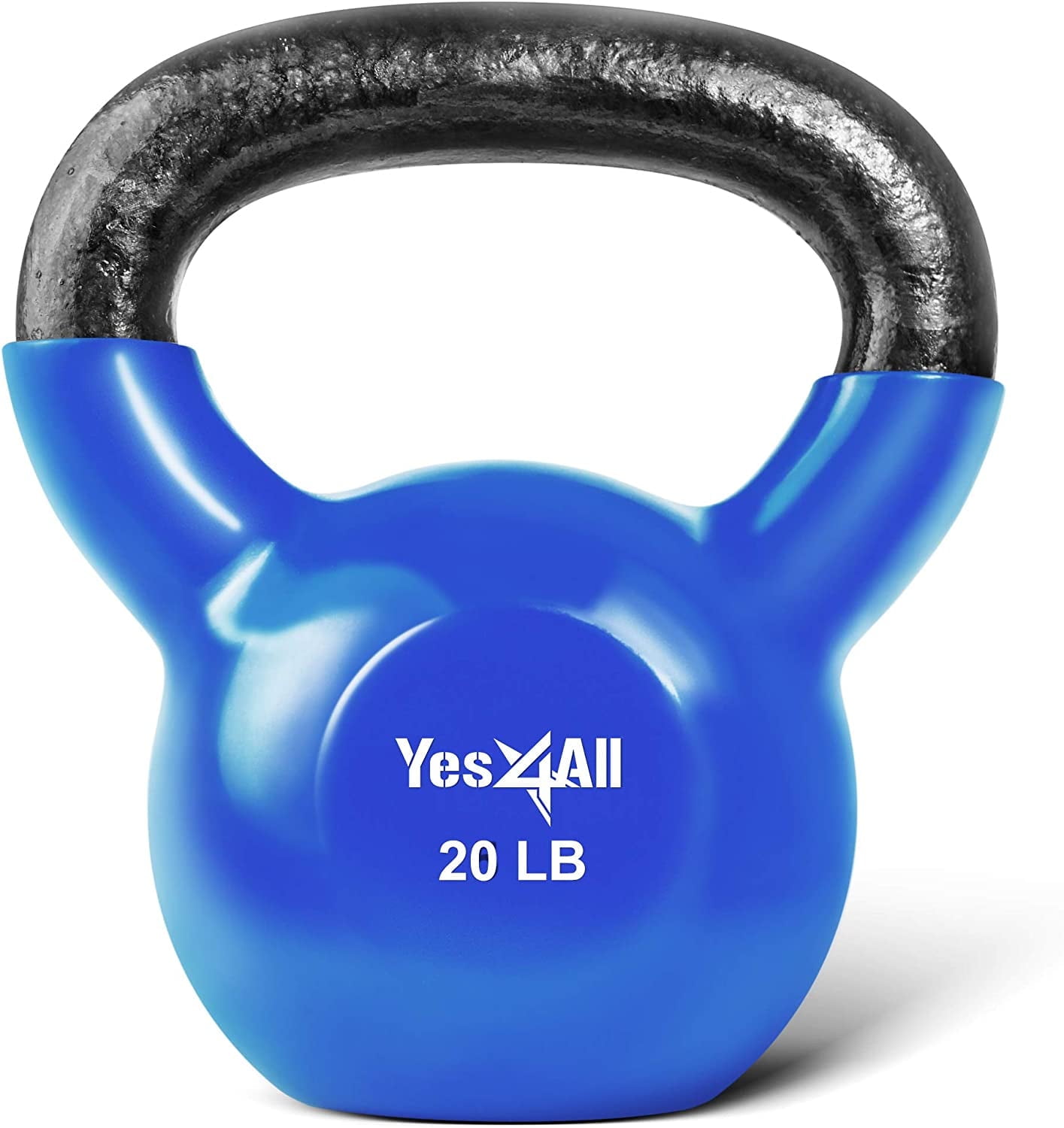 Yes4all vinyl coated kettlebell great for full body workout hotsell