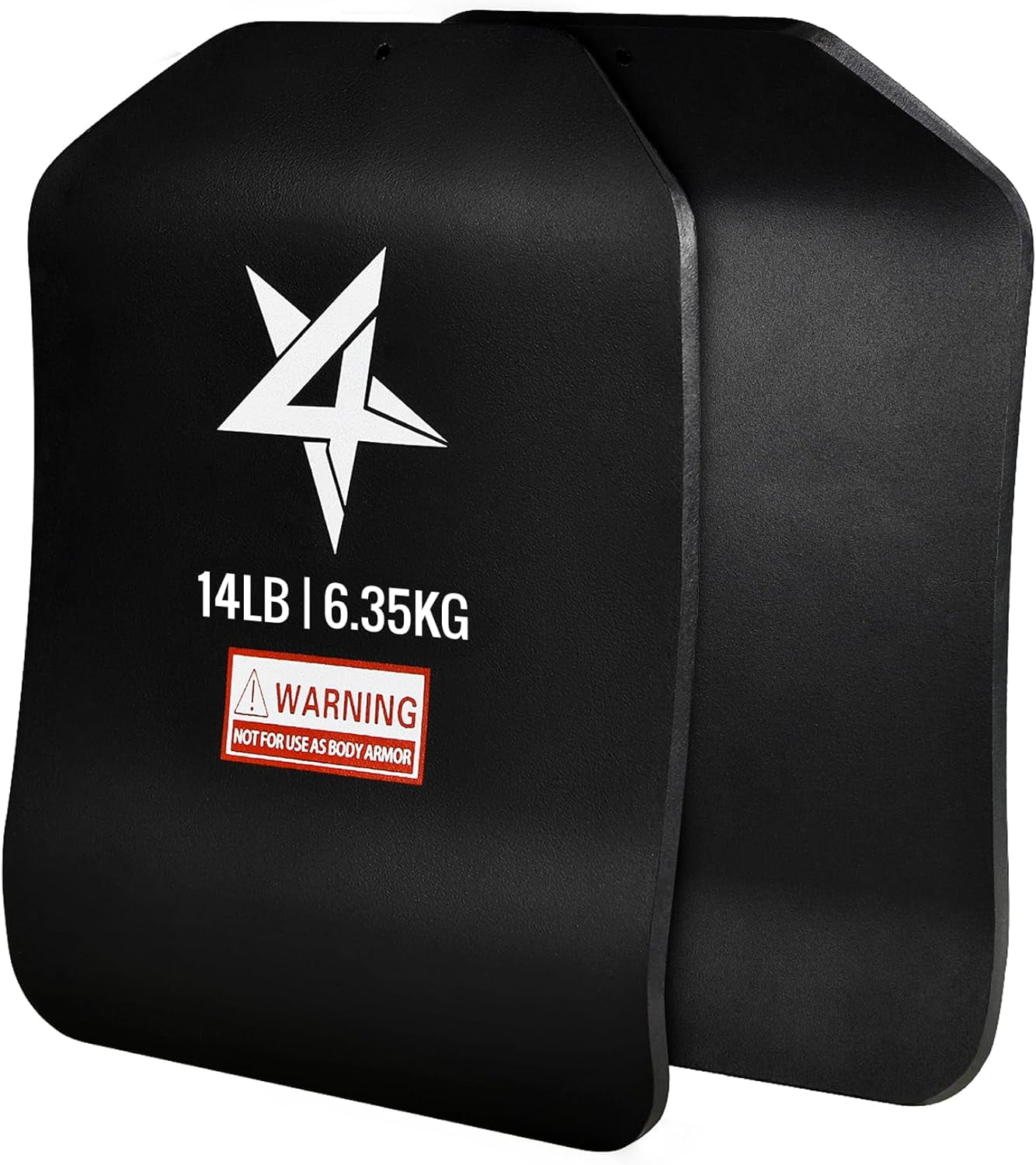 Yes4All Weight Vest Plate 14LB Pairs, Weight plate with Curved Ergonomic Design for Running, Heavy Workout