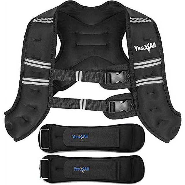 Yes4All Weighted Vest, Strength Training Weight Vest for Men & Women