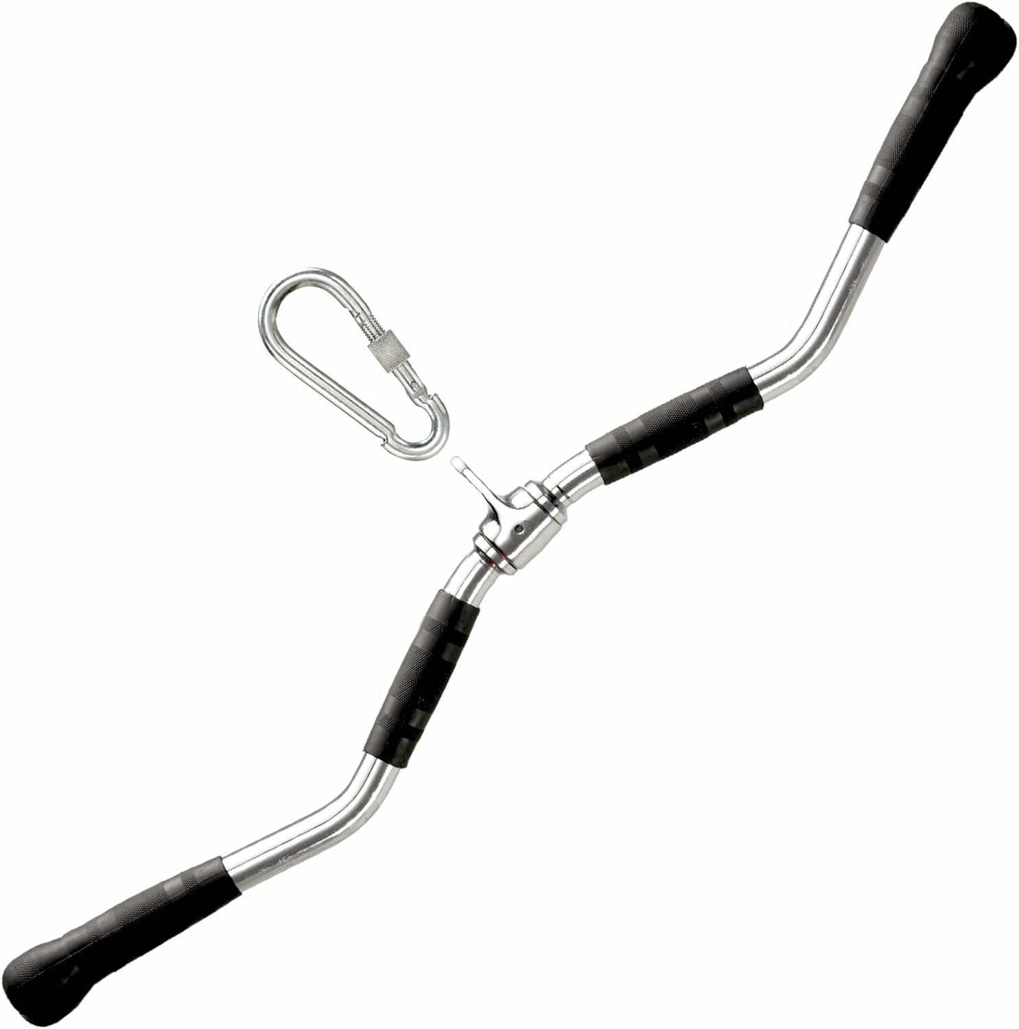 Yes4All Barra LAT Pulldown Presa Larga Con Impugnature In Gomma – Attacco Per Cavi Palestra - 2