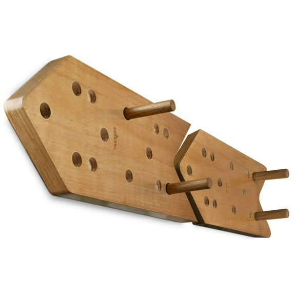 Yes4All Wooden Climbing Peg Board 1.0, 2 Piece