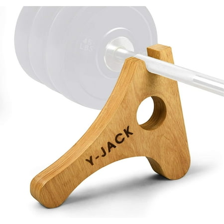 Yes4All Wooden Mini Deadlift Bar Jack, Single