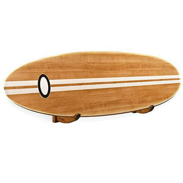 Yes4All Wooden Surfboard Rack Paddle Board Wall Mount for Storage