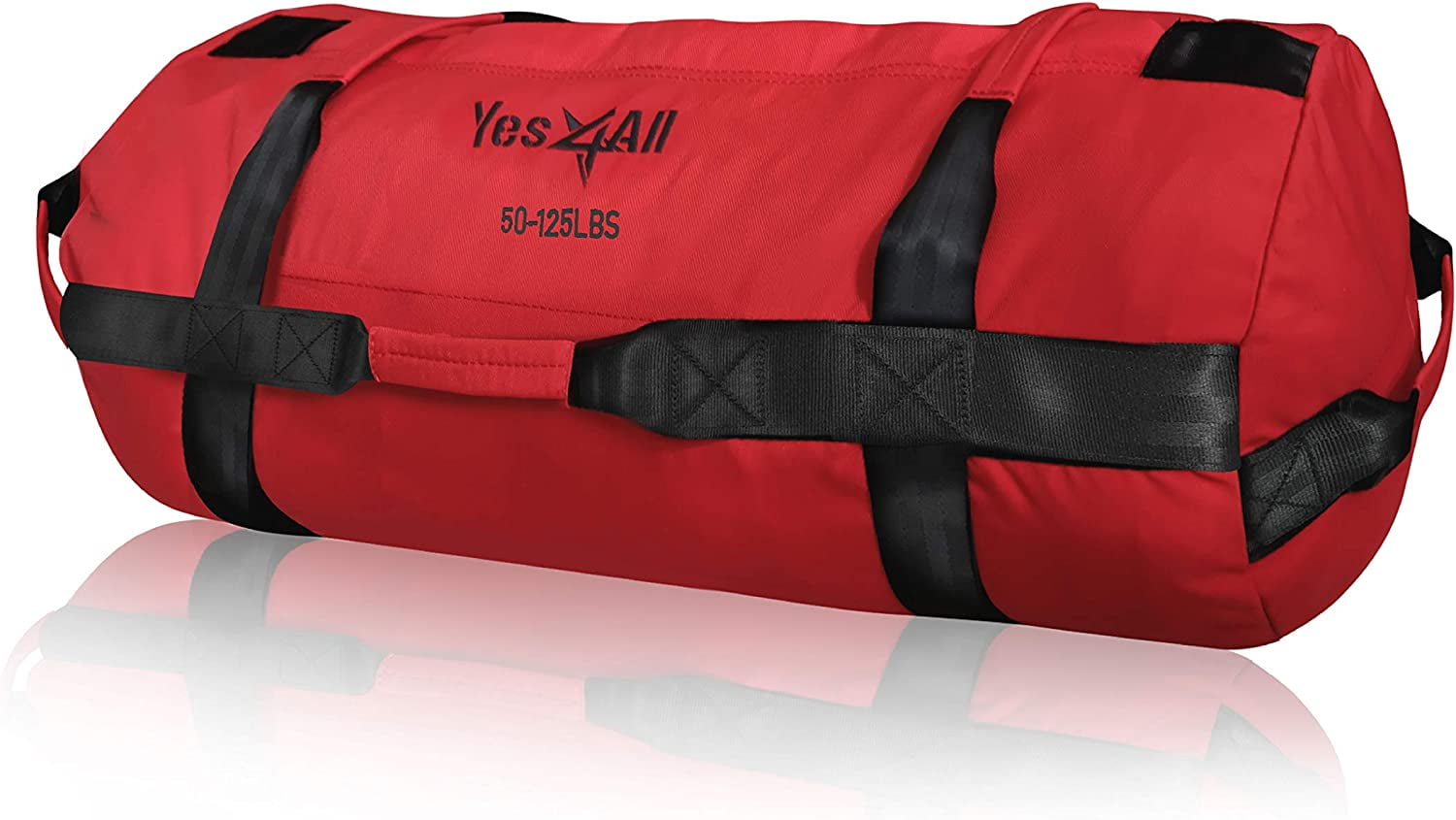 Yes4All Workout Sandbags, Red, Size L, Single