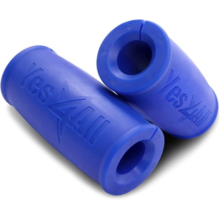 Yes4All Xtreme Grip Thick Bar Muscle Builder, Blue