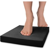 Yes4All Yoga Balance Board / Balance Foam Pad - Large (Black)